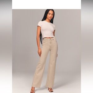 Abercrombie 90s relaxed Jean high rise- 28 long